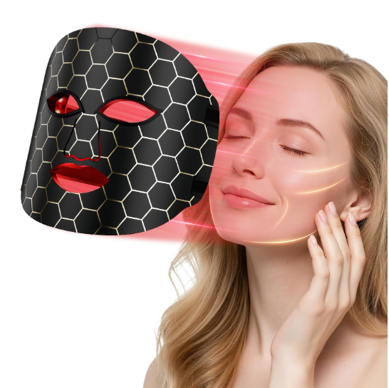 Red Light Therapy Mask for Face,Led Light Therapy Mask FM-01, Portable Red Light Therapy Mask (1PC)