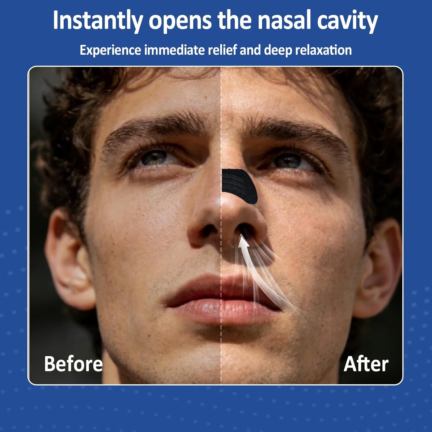 Nasal Strips for Snoring, Extra Strength Nose Strips for Breathing (60 Ct)